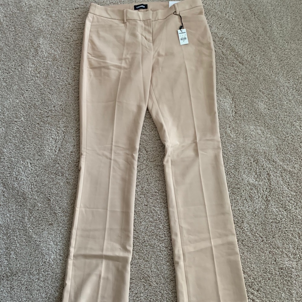 Express Columnist Barely Boot Low Rise Pants